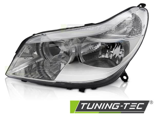 Svetlomet chrómový Ľavá strana TYC pre CITROEN C5 04-08
