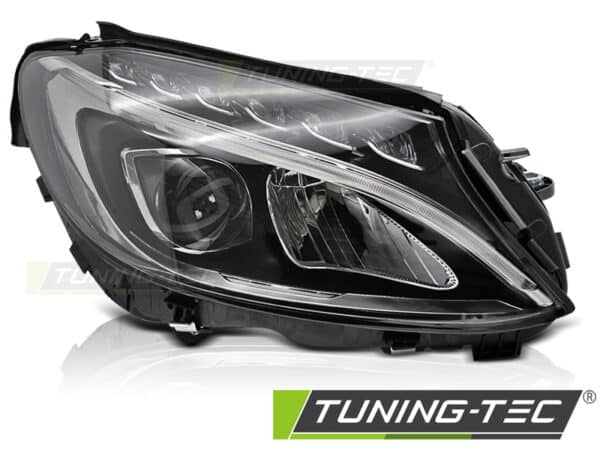 LED Svetlomet čierny Pravá strana TYC pre MERCEDES W205 14-18