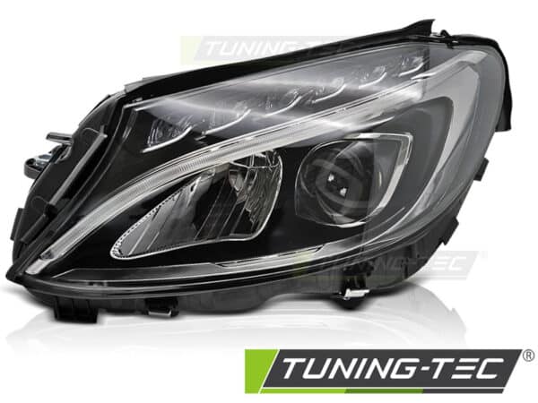 LED Svetlomet čierny Ľavá strana TYC pre MERCEDES W205 14-18