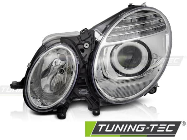 Svetlomet chrómový Ľavá strana TYC pre MERCEDES W211 06-09