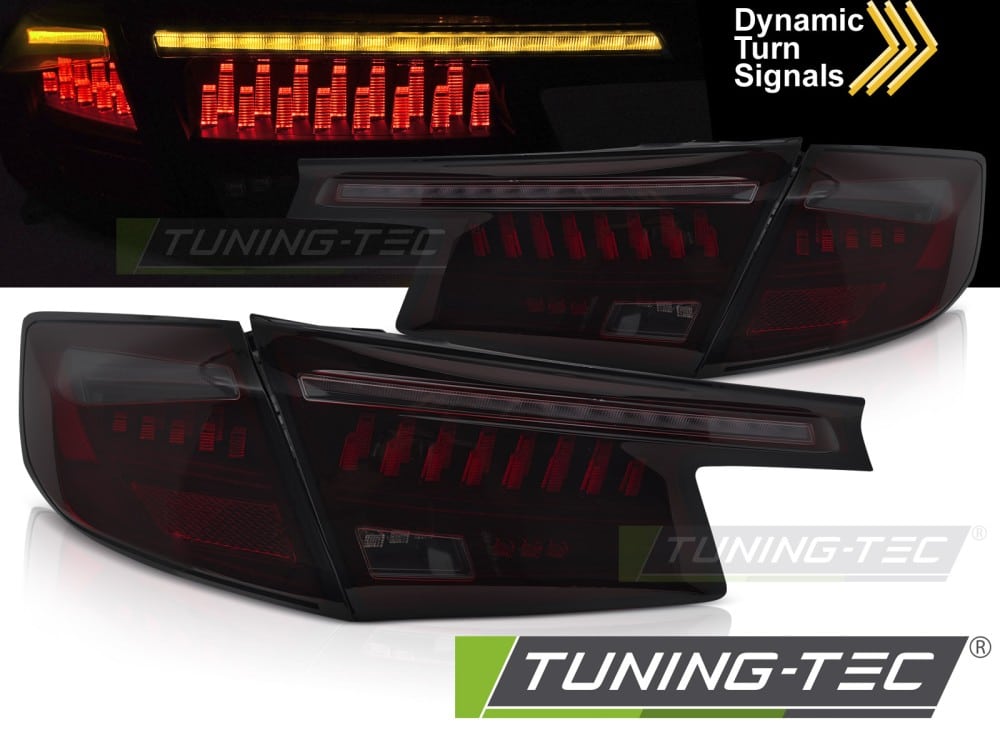 LED Zadné svetlá BLAC RED SMOKE pre HONDA CIVIC XI 21- HATCHBACK