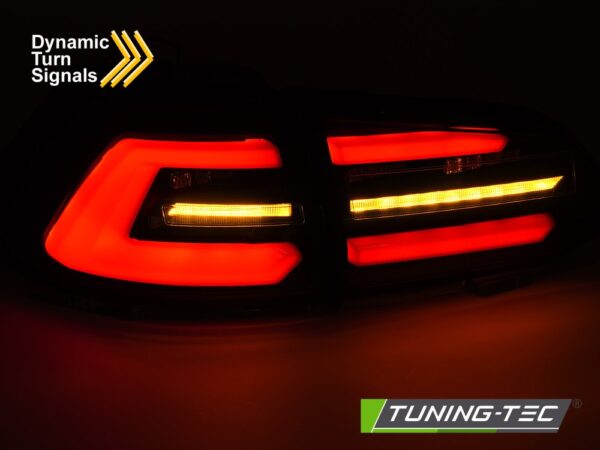 LED Zadné svetlá BLACK SMOKE W/REDSEQ pre VW GOLF 7 17-19 SW – Obrázok 3