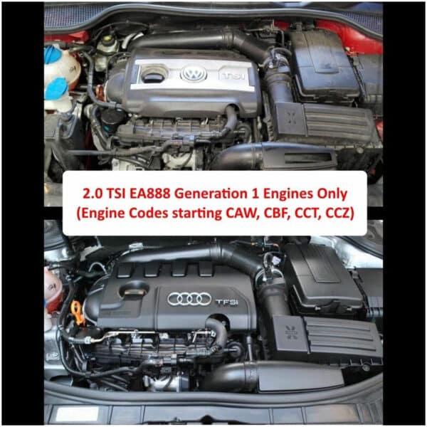 RAMAIR Športove sanie vhodné pre JSK-123-BK Audi A3 2.0 TFSI EA888 – Obrázok 4