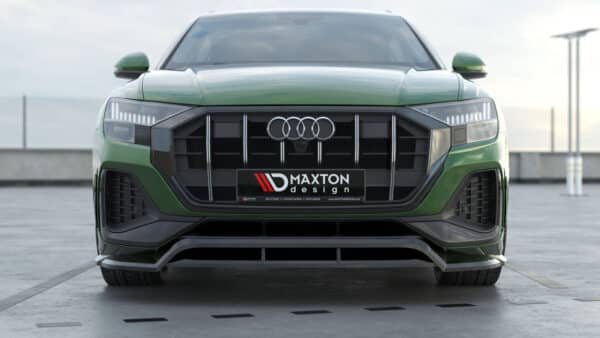 MAXTON DESIGN - Spoiler pod predný nárazník, AUDI Q8 MK1 FACELIFT, Čierny lesk – Obrázok 4