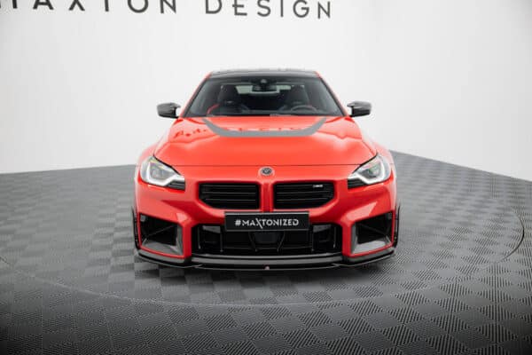 MAXTON DESIGN - Spoiler pod predný nárazník, vhodné pre BMW M2 M-PERFORMANCE G87, Čierny lesk – Obrázok 3