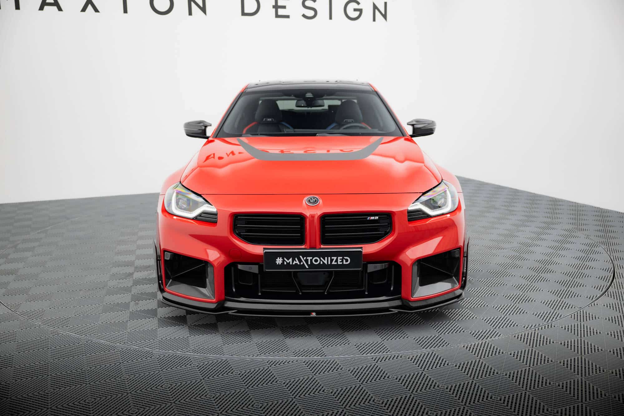 MAXTON DESIGN - Spoiler pod predný nárazník, vhodné pre BMW M2 M-PERFORMANCE G87, Čierny lesk – Obrázok 3