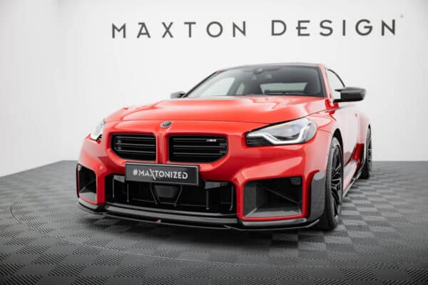 MAXTON DESIGN - Spoiler pod predný nárazník, vhodné pre BMW M2 M-PERFORMANCE G87, Čierny lesk – Obrázok 4