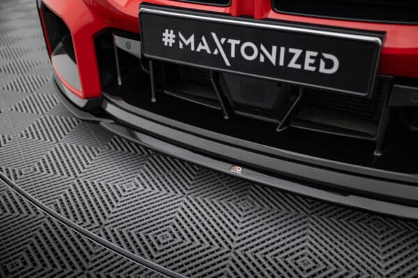 MAXTON DESIGN - Spoiler pod predný nárazník, vhodné pre BMW M2 M-PERFORMANCE G87, Čierny lesk – Obrázok 5