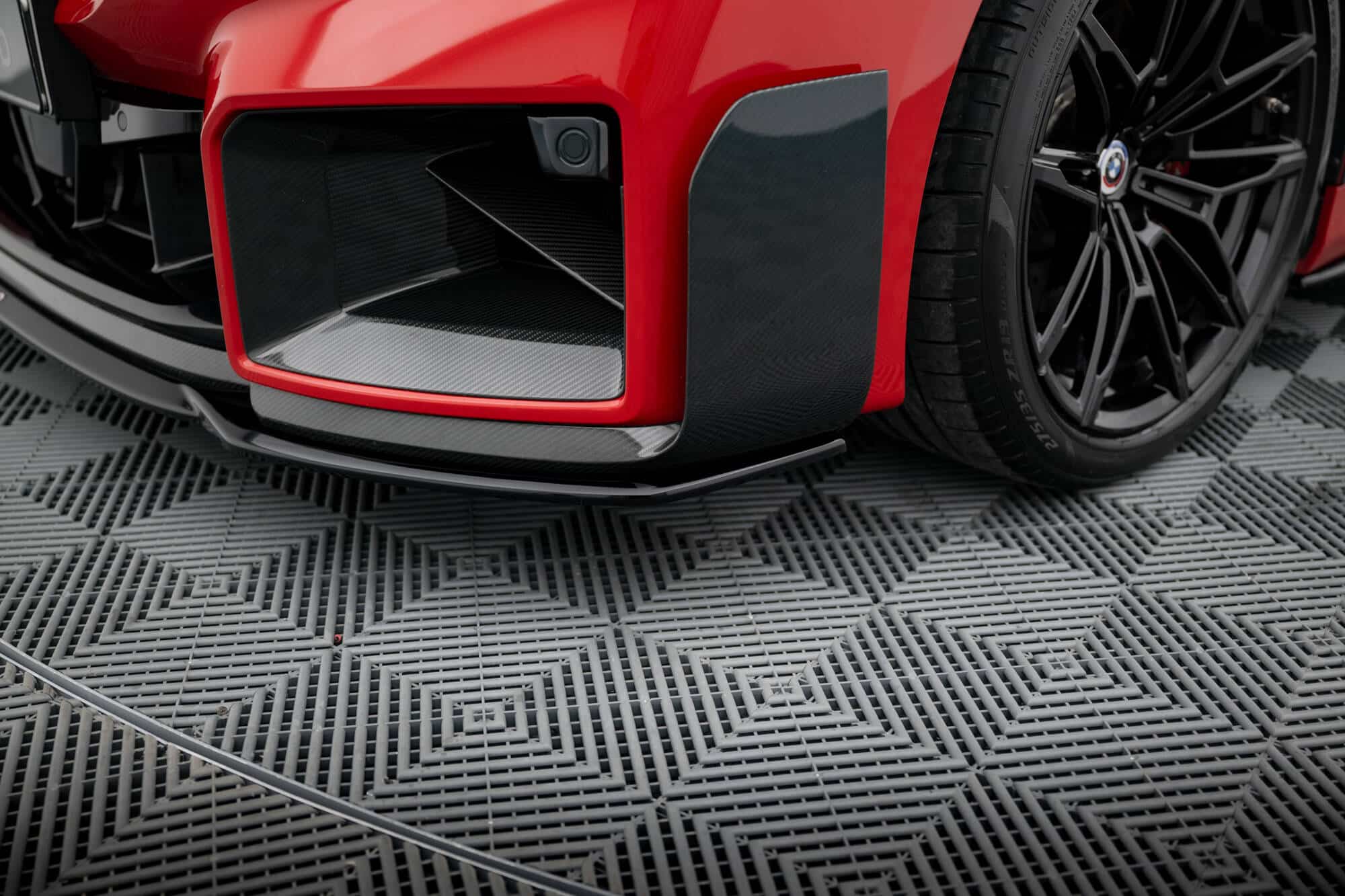 MAXTON DESIGN - Spoiler pod predný nárazník, vhodné pre BMW M2 M-PERFORMANCE G87, Čierny lesk – Obrázok 6