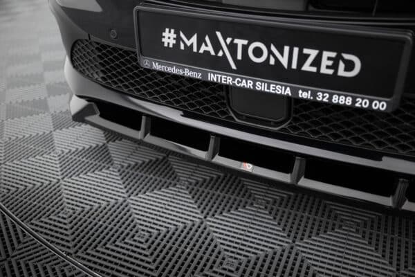 MAXTON DESIGN - Spoiler pod predný nárazník, MERCEDES-BENZ T W420, Čierny lesk – Obrázok 4