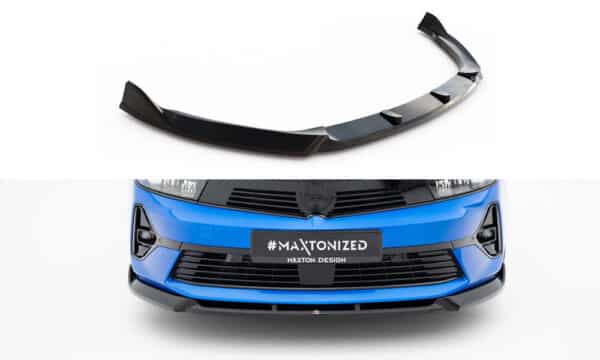 MAXTON DESIGN - Spoiler pod predný nárazník V.1 , OPEL ASTRA SPORTS TOURER L (MK6), Čierny lesk