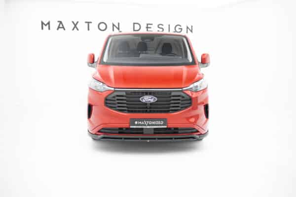 MAXTON DESIGN - Spoiler pod predný nárazník V.2, FORD TRANSIT CUSTOM MK2, Čierny lesk – Obrázok 2