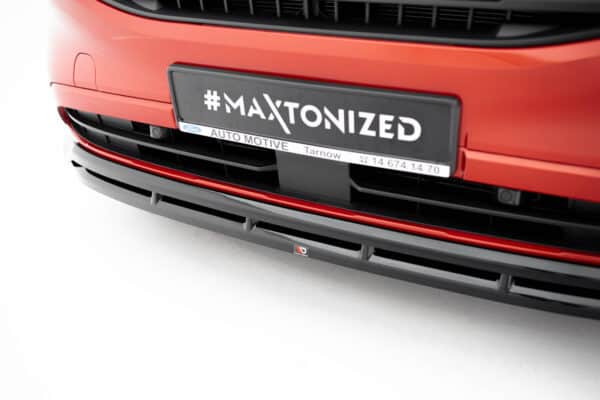 MAXTON DESIGN - Spoiler pod predný nárazník V.2, FORD TRANSIT CUSTOM MK2, Čierny lesk – Obrázok 3