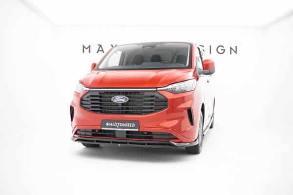 MAXTON DESIGN - Spoiler pod predný nárazník V.2, FORD TRANSIT CUSTOM MK2, Čierny lesk – Obrázok 4