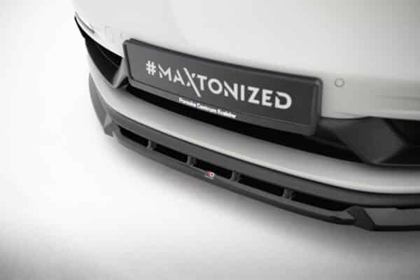 MAXTON DESIGN - Spoiler pod predný nárazník V.2, PORSCHE 718 CAYMAN GTS 982C, Čierny lesk – Obrázok 5