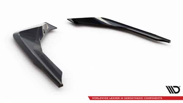 MAXTON DESIGN - Bočné spojlere zadného nárazníka, vhodné pre BMW M2 M-PERFORMANCE G87, Čierny lesk – Obrázok 6