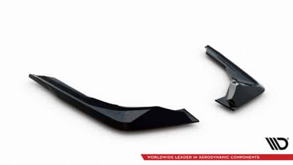 MAXTON DESIGN - Bočné spojlere zadného nárazníka, vhodné pre BMW M2 M-PERFORMANCE G87, Čierny lesk – Obrázok 2