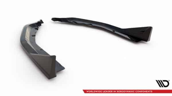 MAXTON DESIGN - Bočné spojlere zadného nárazníka V.5, vhodné pre BMW M4 G82, Čierny lesk – Obrázok 6