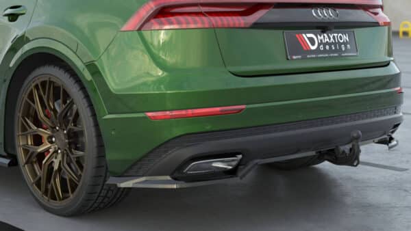 MAXTON DESIGN - Spoiler pod zadný nárazník, AUDI Q8 MK1 FACELIFT, Čierny lesk – Obrázok 4