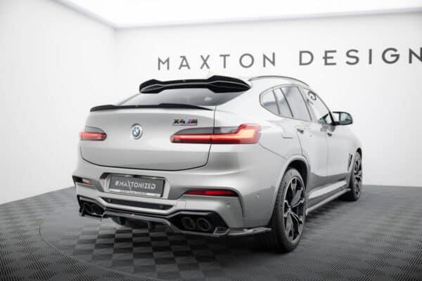 MAXTON DESIGN - Spoiler pod zadný nárazník , vhodné pre BMW X4 M F98, Čierny lesk – Obrázok 2