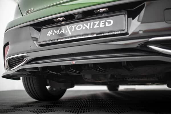 MAXTON DESIGN - Spoiler pod zadný nárazník, PEUGEOT 308 HATCHBACK MK3, Čierny lesk – Obrázok 3