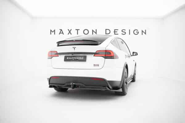 MAXTON DESIGN - Spoiler pod zadný nárazník , TESLA MODEL X MK1 FACELIFT, Čierny lesk – Obrázok 5