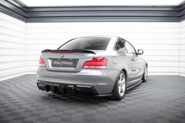 MAXTON DESIGN - Difúzor zadného nárazníka, vhodné pre BMW 1 M-PACK E82, Čierny lesk – Obrázok 2