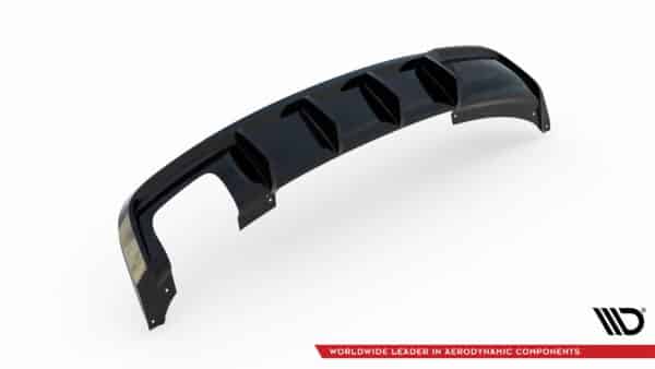 MAXTON DESIGN - Difúzor zadného nárazníka, vhodné pre BMW 1 M-PACK E82, Čierny lesk – Obrázok 5