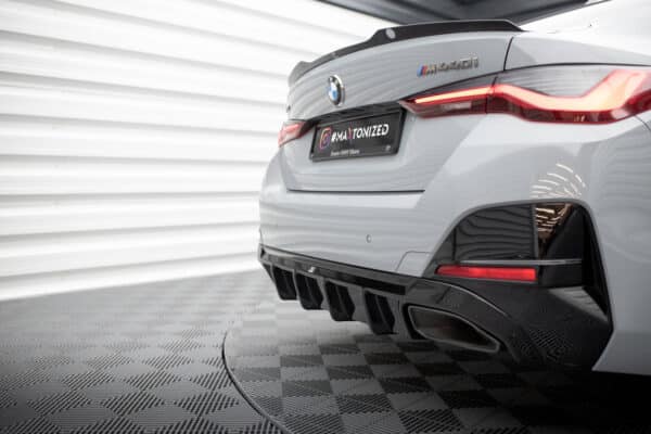 MAXTON DESIGN - Difúzor zadného nárazníka, vhodné pre BMW M440I GRAN COUPE G26, Čierny lesk – Obrázok 5