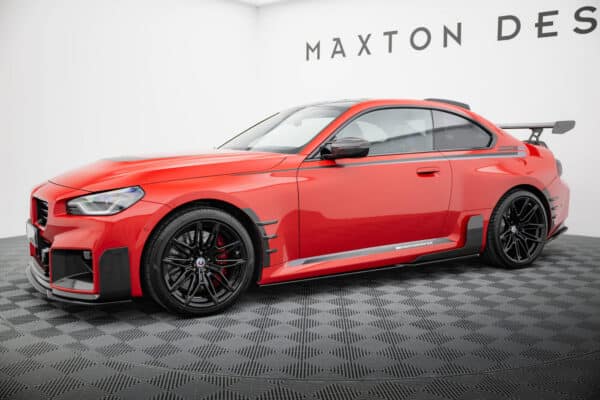 MAXTON DESIGN - Lišty pod bočné prahy, vhodné pre BMW M2 M-PERFORMANCE G87, Čierny lesk – Obrázok 3