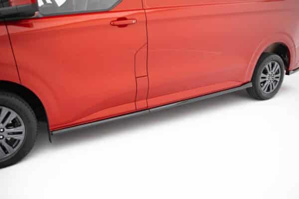 MAXTON DESIGN - Lišty pod bočné prahy, FORD TRANSIT CUSTOM MK2, Čierny lesk – Obrázok 3