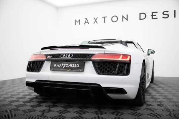 MAXTON DESIGN - Spoiler kufra, AUDI R8 SPYDER MK2, Čierny lesk – Obrázok 3