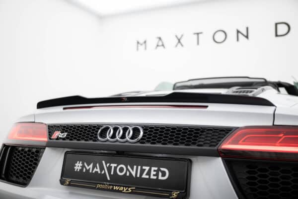 MAXTON DESIGN - Spoiler kufra, AUDI R8 SPYDER MK2, Čierny lesk – Obrázok 4
