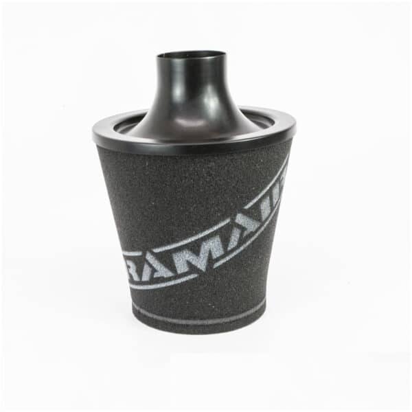 Univerzálny športový vzduchový filter s hliníkovým hrdlom Ramair JS-175-60-BK 60mm