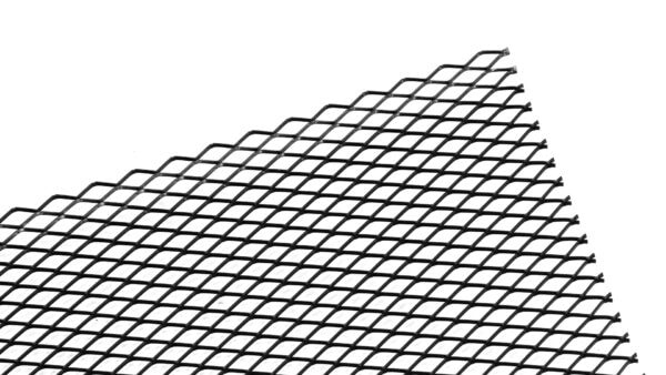 Hliníková ALU sieťka Diamond Čierna 100*33cm 16x8 mm – Obrázok 2
