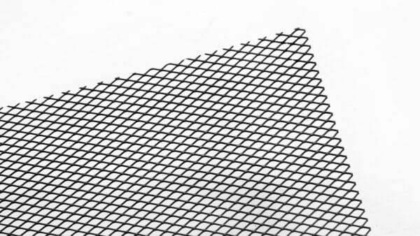 Hliníková ALU sieťka Diamond Čierna 100*33cm 6x3 mm – Obrázok 2