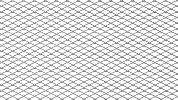 Hliníková ALU sieťka Diamond strieborná 100*33cm 12x6 mm