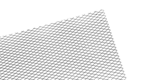 Hliníková ALU sieťka Diamond strieborná 100*33cm 6x3 mm – Obrázok 2