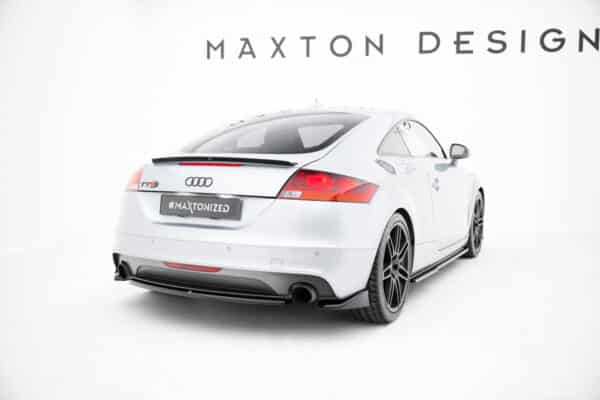 MAXTON DESIGN - Spoiler pod zadný nárazník Audi TT S-Line 8J Facelift, Čierny lesk – Obrázok 2