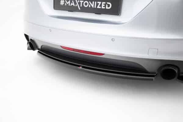 MAXTON DESIGN - Spoiler pod zadný nárazník Audi TT S-Line 8J Facelift, Čierny lesk – Obrázok 3