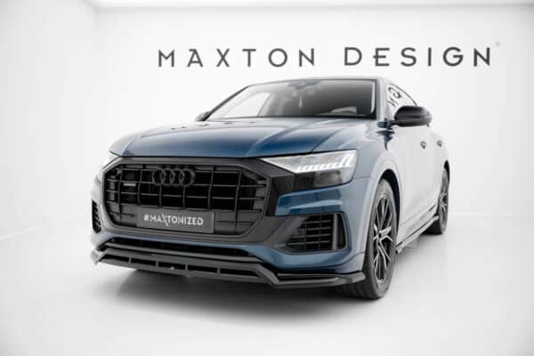 MAXTON DESIGN - Spoiler pod predný nárazník Audi Q8 Mk1, Čierny lesk – Obrázok 3