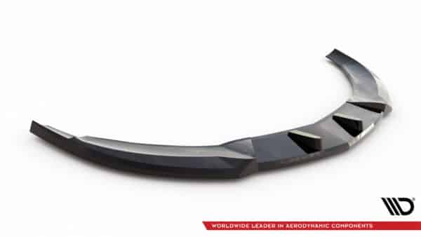 MAXTON DESIGN - Spoiler pod predný nárazník Mercedes-Benz CLA AMG-Line C117, Čierny lesk – Obrázok 4