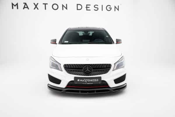 MAXTON DESIGN - Spoiler pod predný nárazník Mercedes-Benz CLA AMG-Line C117, Čierny lesk – Obrázok 2
