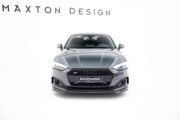 MAXTON DESIGN - Spoiler pod predný nárazník V.1 Audi A5  F5 Facelift, Čierny lesk – Obrázok 4
