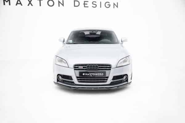 MAXTON DESIGN - Spoiler pod predný nárazník V.2 Audi TT S / TT S-Line 8J Facelift, Čierny lesk – Obrázok 3
