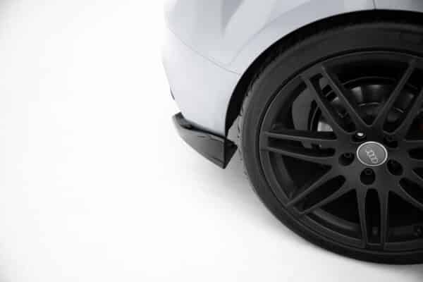 MAXTON DESIGN - Bočné spojlere pod zadný nárazník Audi TT S-Line 8J Facelift, Čierny lesk – Obrázok 2