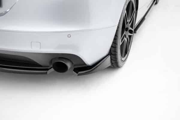 MAXTON DESIGN - Bočné spojlere pod zadný nárazník Audi TT S-Line 8J Facelift, Čierny lesk – Obrázok 4