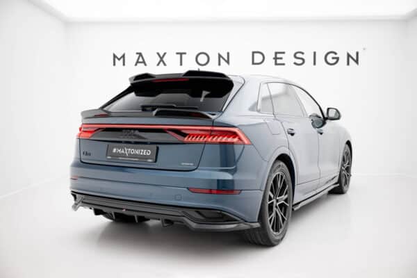 MAXTON DESIGN - Spoiler pod zadný nárazník Audi Q8 Mk1, Čierny lesk – Obrázok 2