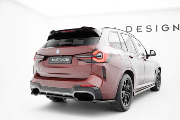 MAXTON DESIGN - Spoiler pod zadný nárazník vhodné pre BMW iX3 M-Pack G08 Facelift, Čierny lesk – Obrázok 2