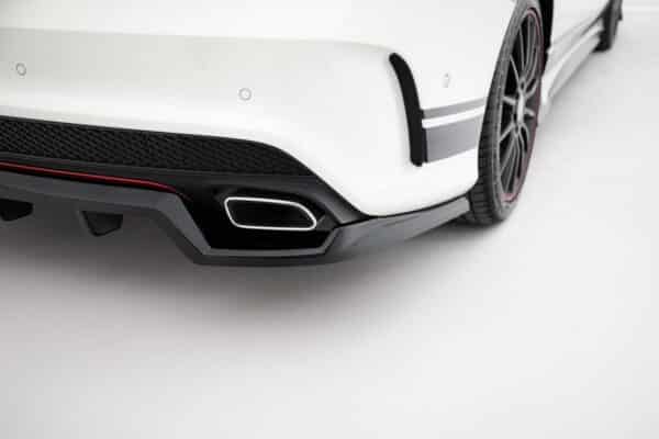MAXTON DESIGN - Spoiler pod zadný nárazník Mercedes-Benz CLA AMG-Line C117, Čierny lesk – Obrázok 8